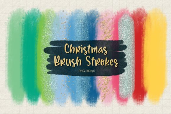 CHRISTMAS BRUSH STROKES: Festive Illustrations for Branding