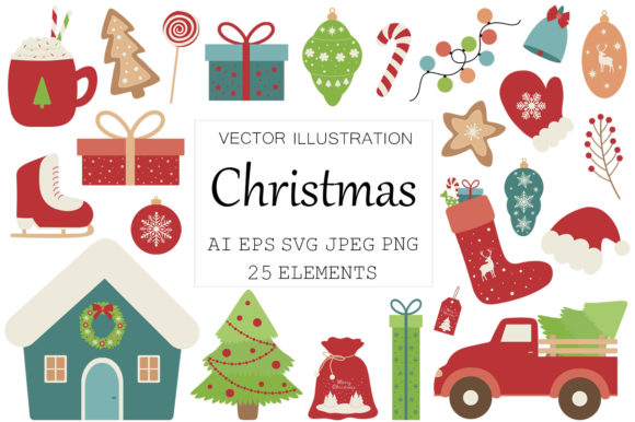 Christmas Clipart & New Year Illustrations Review