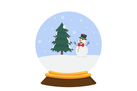 Christmas Snowball Vector-8: Festive Illustrations