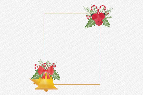 Christmas Watercolor Frame 13: Festive Illustrations Review