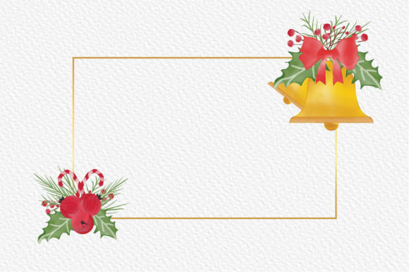 Christmas Watercolor Frame 5: Illustrations Review