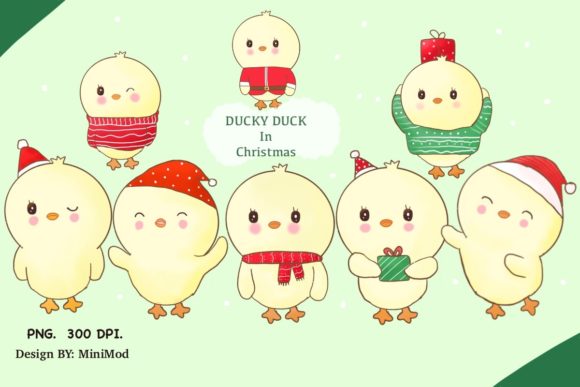 Ducky Duck in Christmas: Festive Illustrations Review