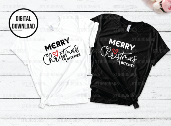 Merry Christmas Bitches: Bold Illustrations for Festive Blogs