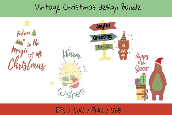 Vintage Christmas Bundle: Nostalgic Illustrations